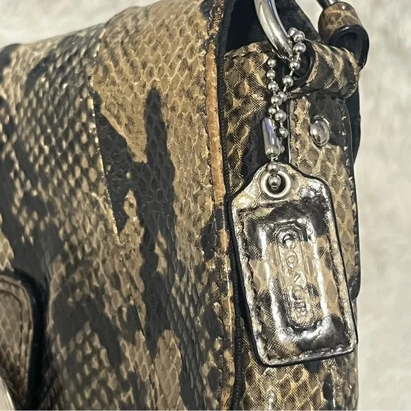 COACH Vintage Exotic Soho Python Snake Embossed Mini Crossbody - Picture 12 of 16